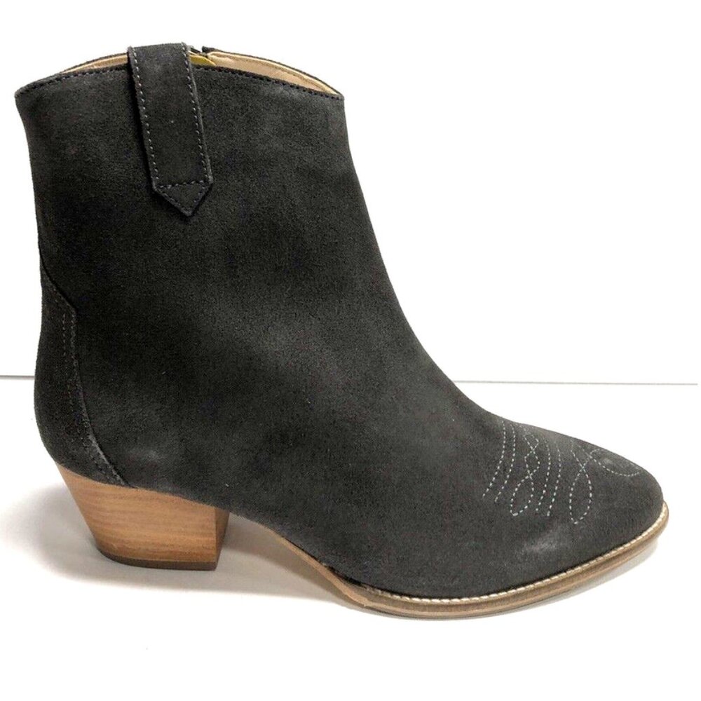Joules Women's Elmwood Zip Boots Grey, Size US8 M EU39